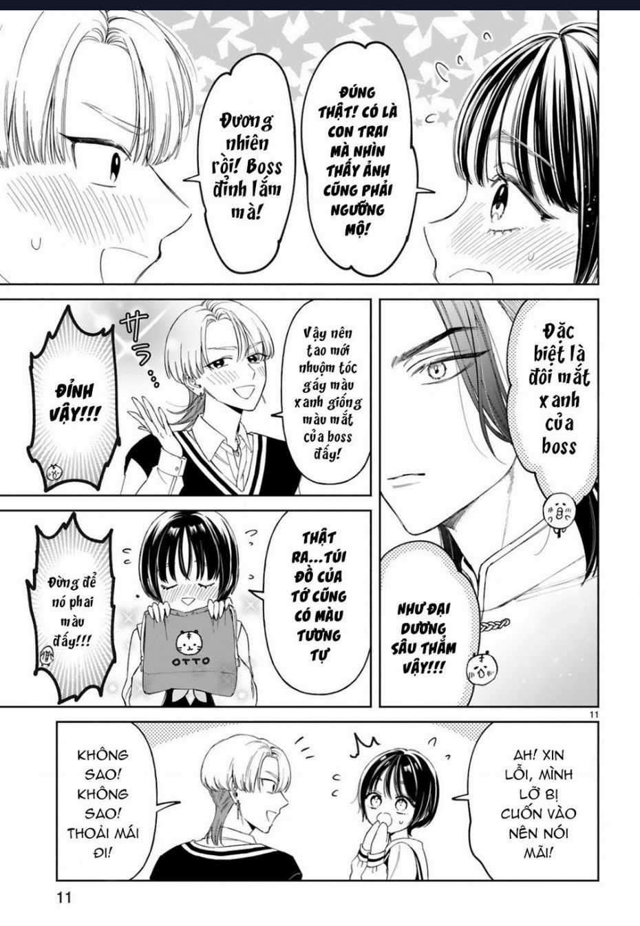 Sewayaki Mafia To Hakkou Shoujo Chapter 9 trang 11