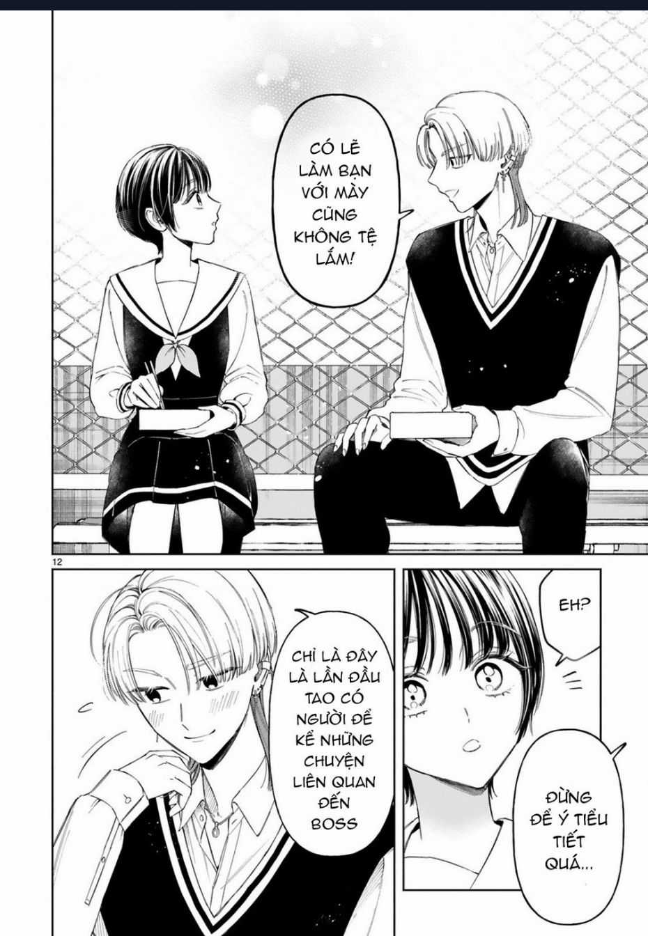 Sewayaki Mafia To Hakkou Shoujo Chapter 9 trang 12