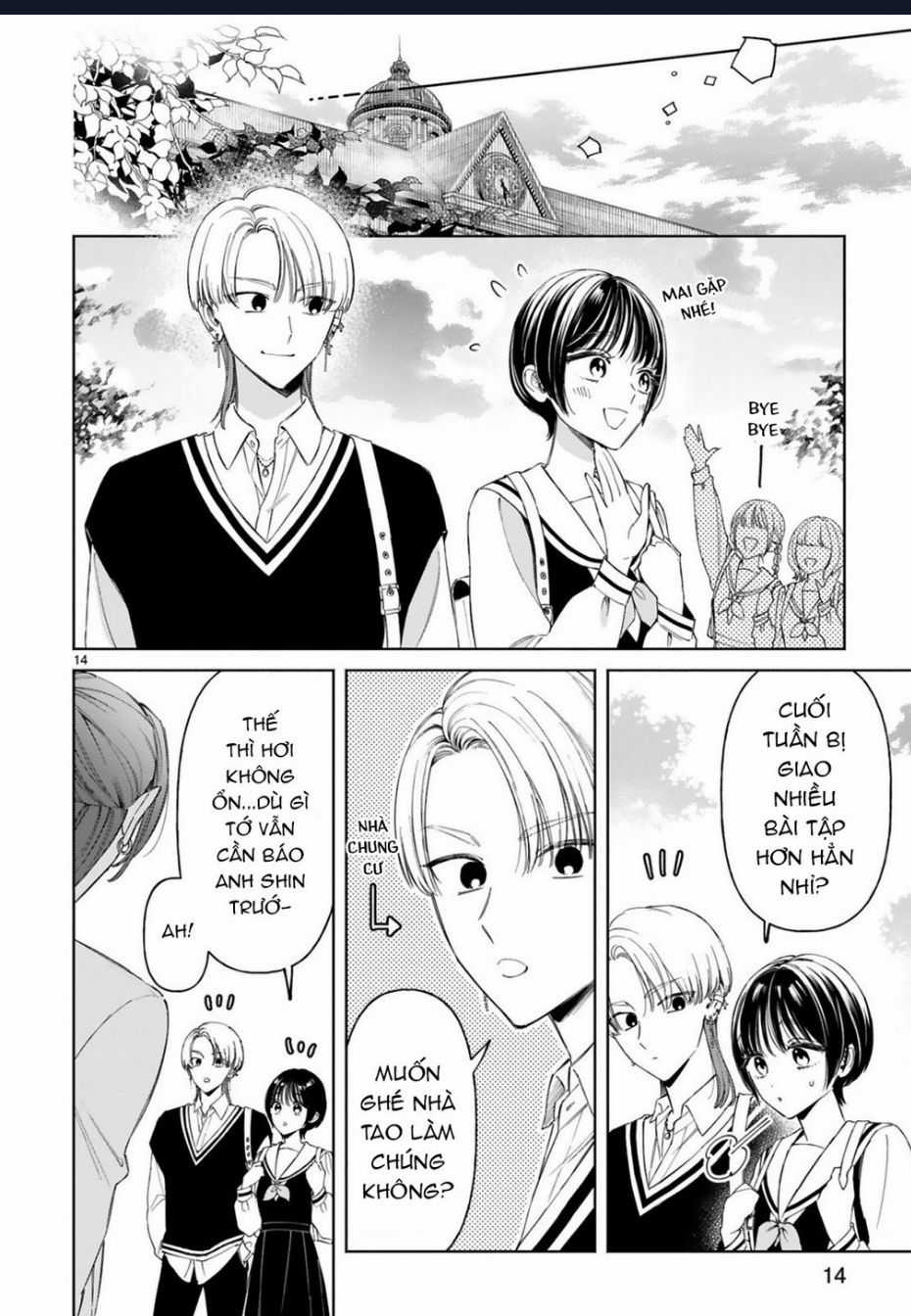 Sewayaki Mafia To Hakkou Shoujo Chapter 9 trang 14