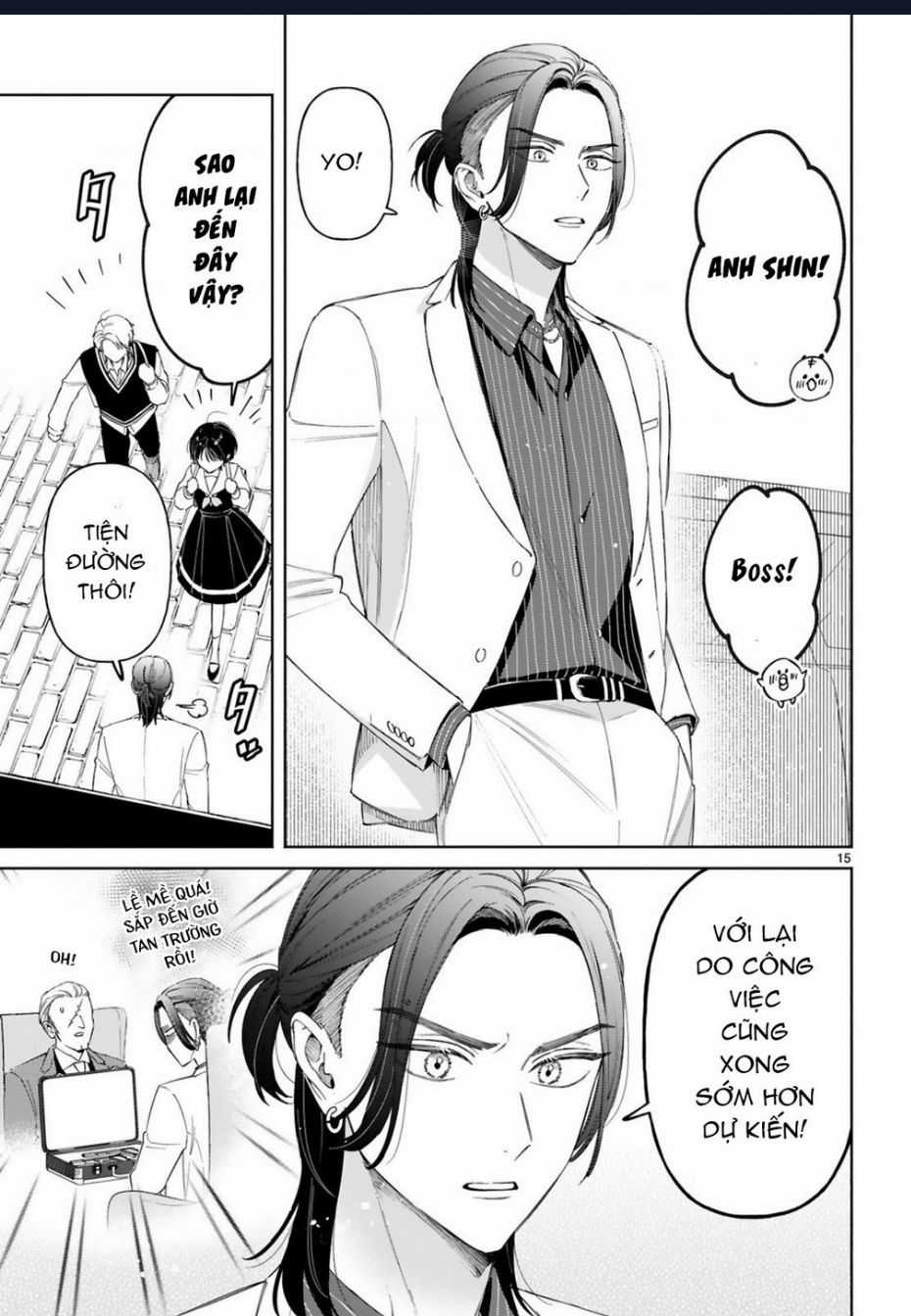 Sewayaki Mafia To Hakkou Shoujo Chapter 9 trang 15