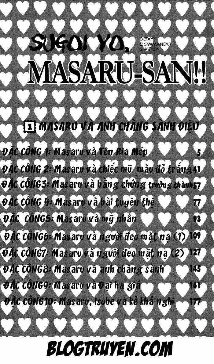 Sexy Commando Gaiden - Sugoiyo!! Masaru-San Chapter 1 trang 2