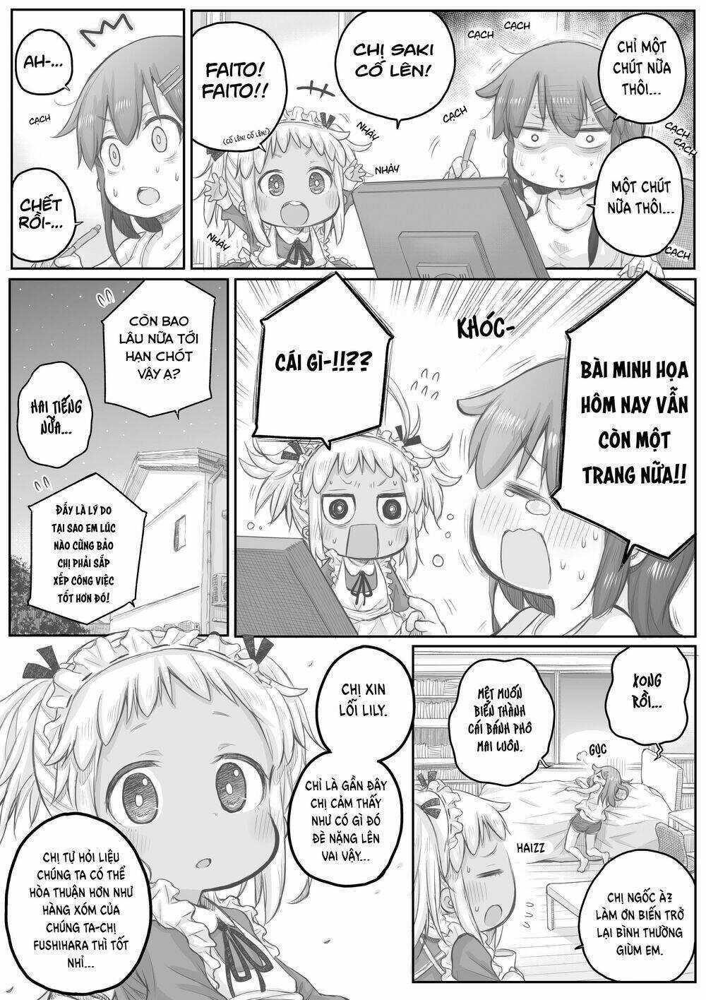 Shachiku-San Wa Youjo Yuurei Ni Iyasaretai Chapter 26 trang 3