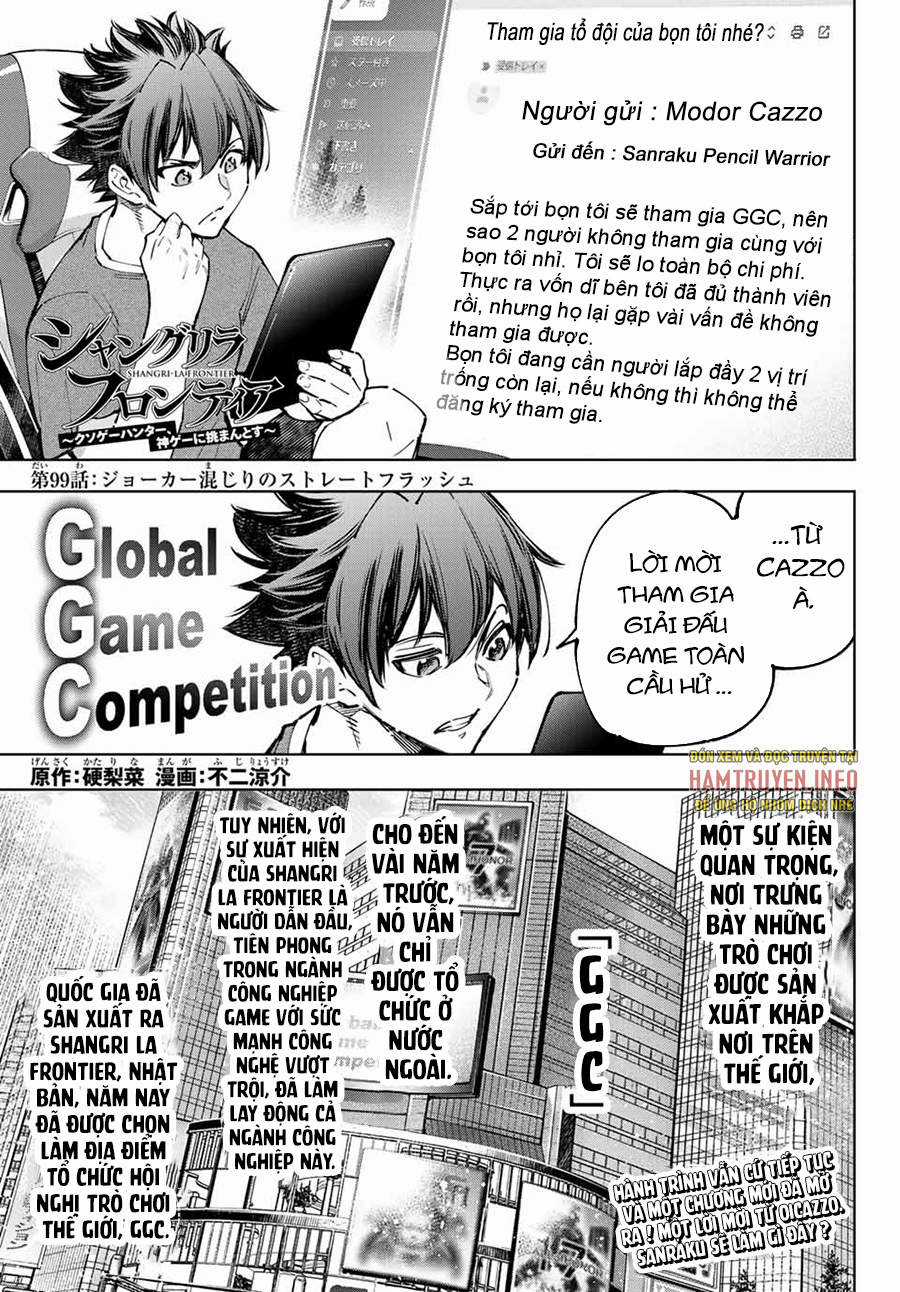 Shangri-La Frontier ~Kusoge Hunter, Kamige Ni Idoman To Su~ Chapter 99 trang 2