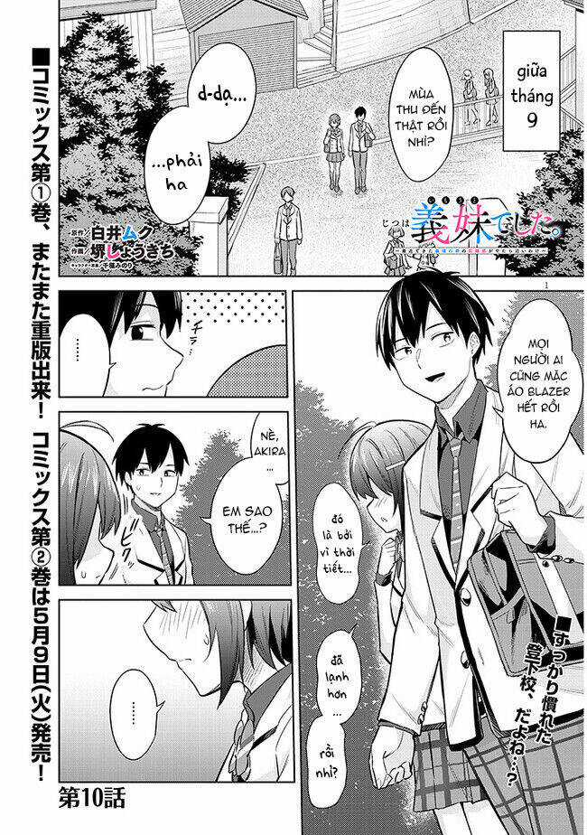 She Was Actually My Stepsister ~Recently, The Sense Of Distance Between Me And My New Stepbrother Is Incredibly Close~ Chương 10 trang 2