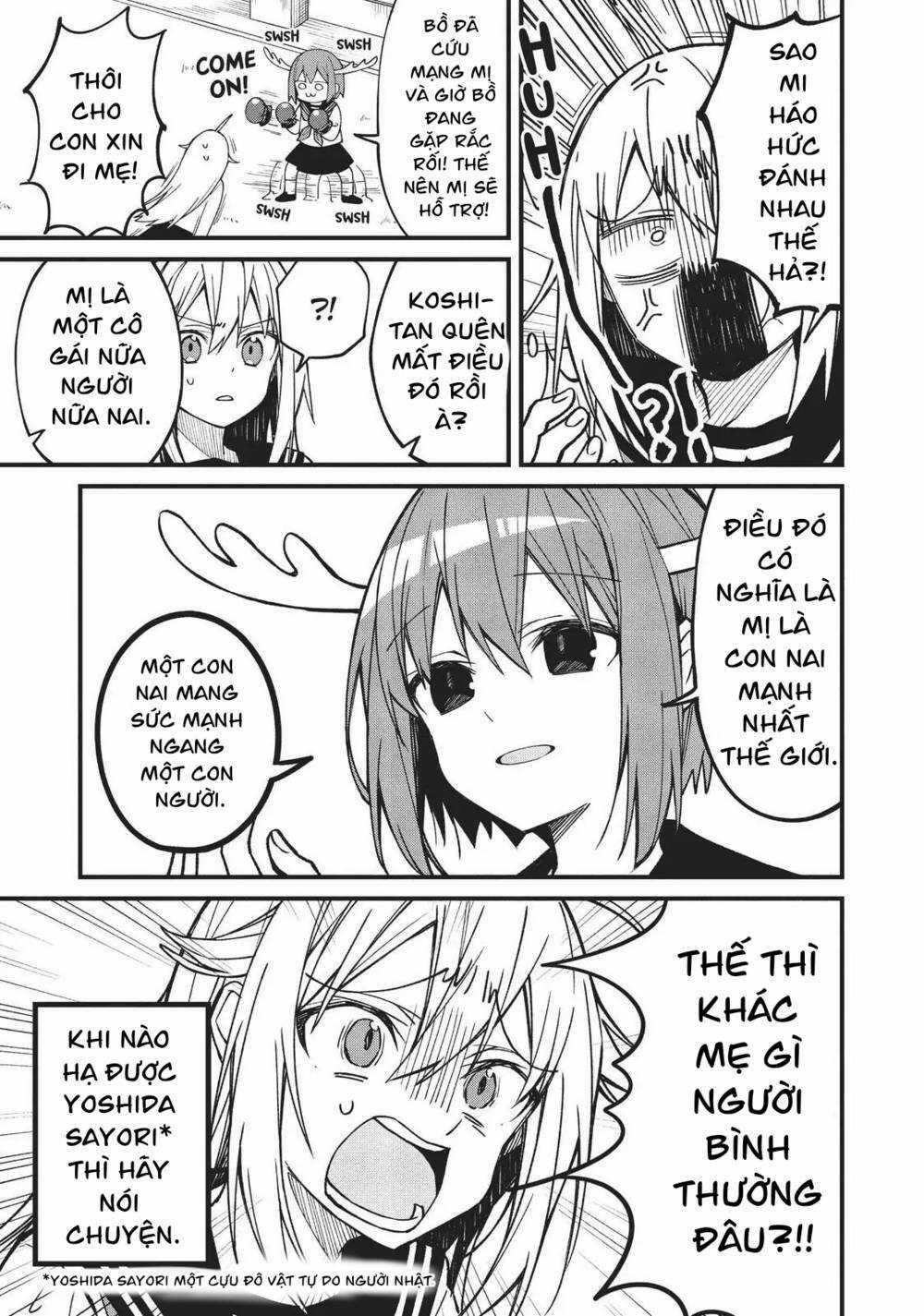 Shikanoko Nokonoko Koshitantan Chapter 3 trang 14