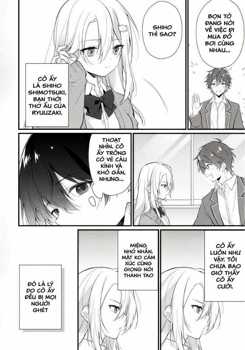 Shimotsuki-San Chỉ Thích Nhân Vật Nền Chapter 1 trang 11