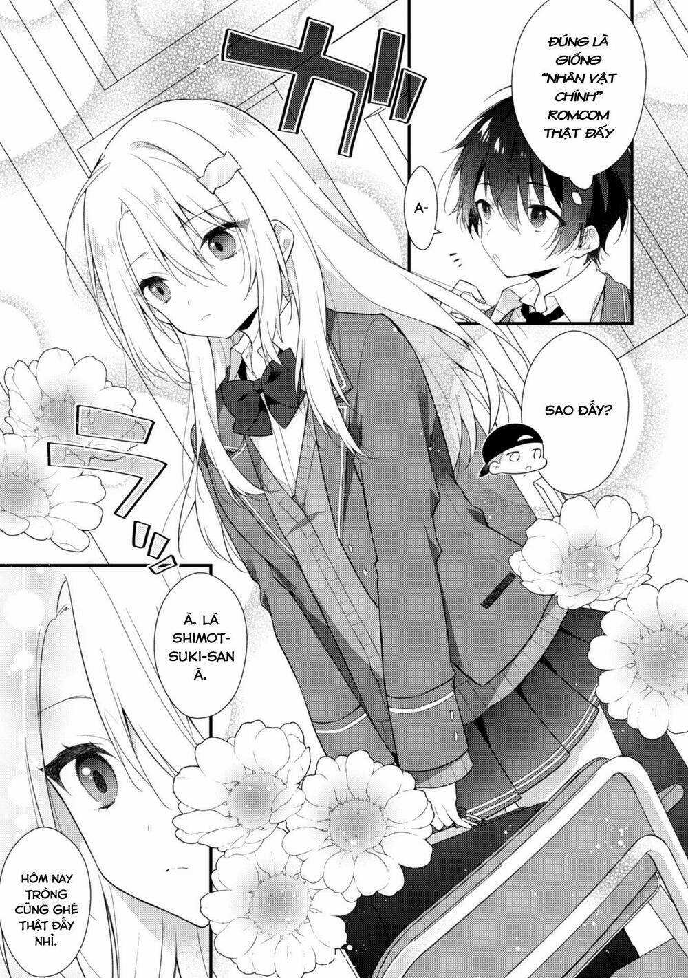 Shimotsuki-San Chỉ Thích Nhân Vật Nền Chapter 2 trang 6