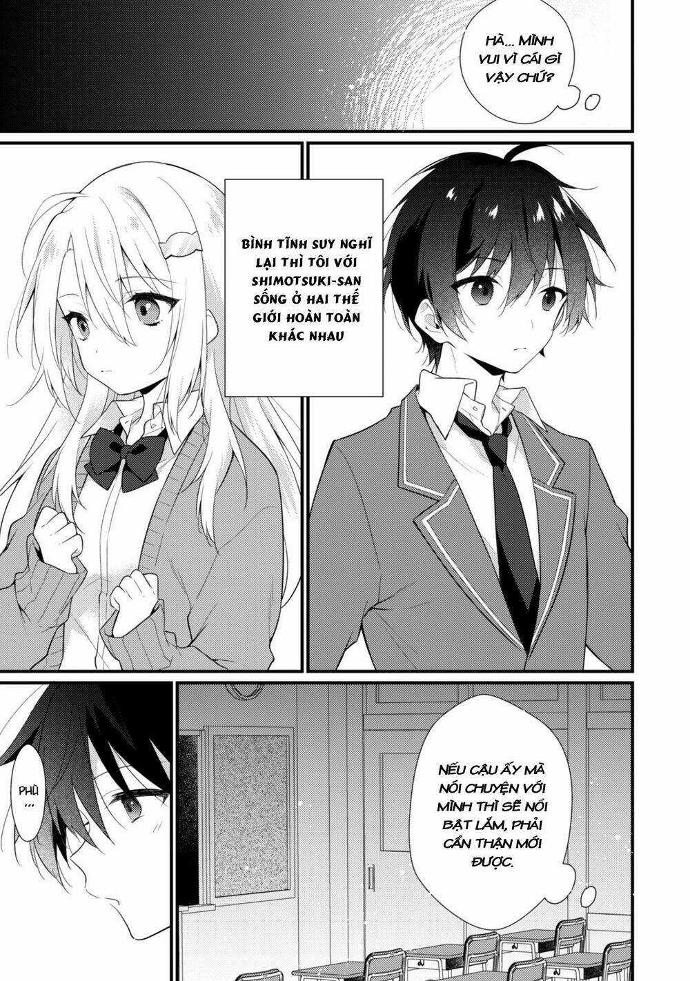 Shimotsuki-San Chỉ Thích Nhân Vật Nền Chapter 2 trang 8