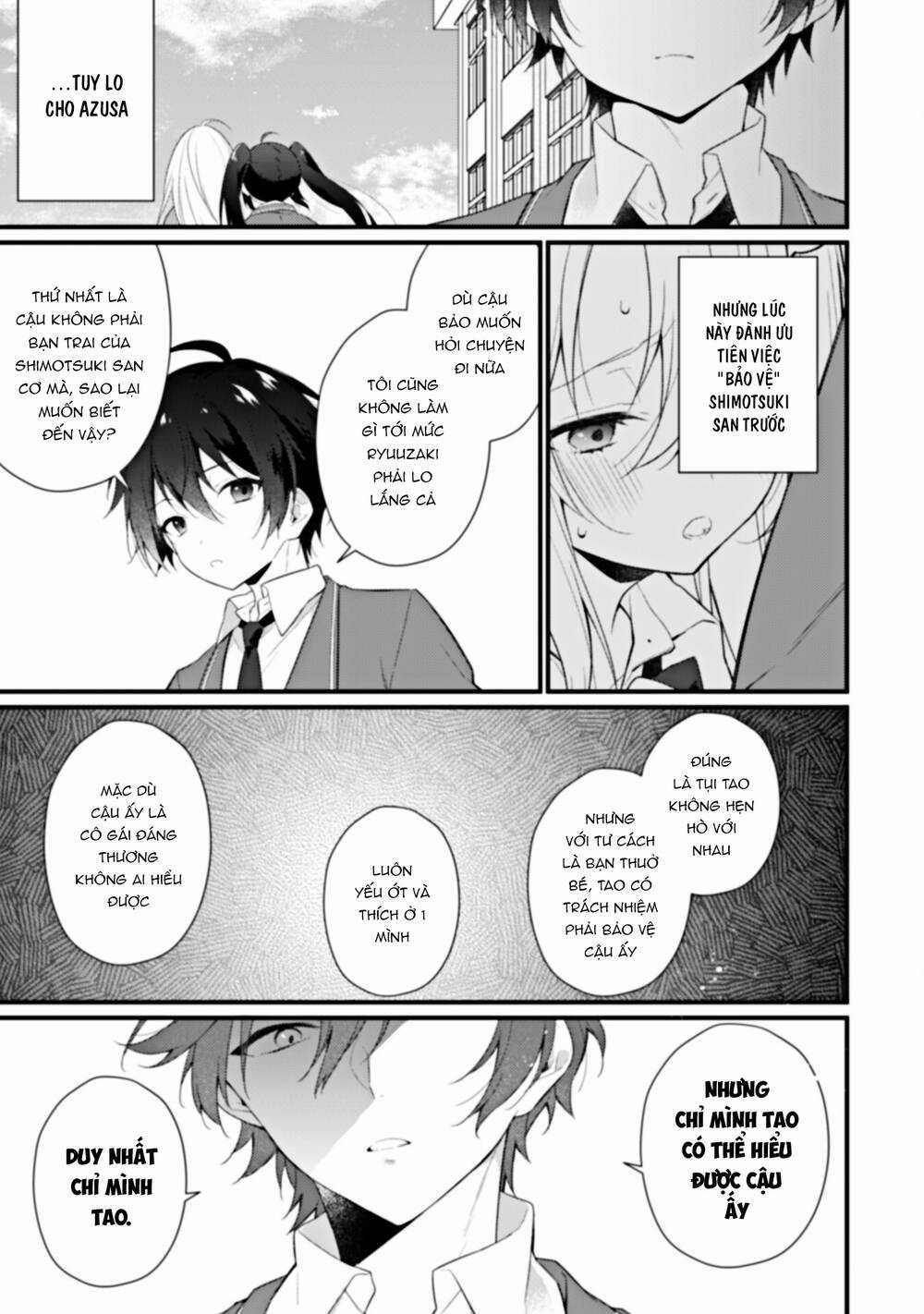 Shimotsuki-San Chỉ Thích Nhân Vật Nền Chapter 3 trang 12