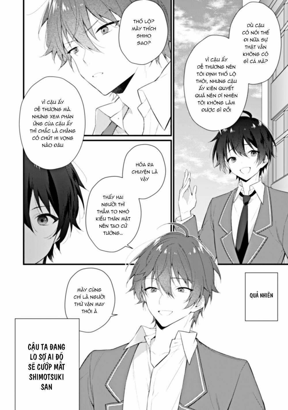 Shimotsuki-San Chỉ Thích Nhân Vật Nền Chapter 3 trang 19