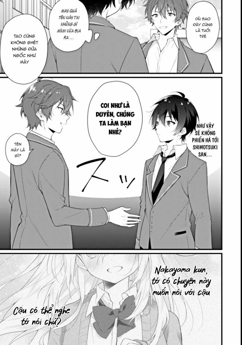 Shimotsuki-San Chỉ Thích Nhân Vật Nền Chapter 3 trang 22