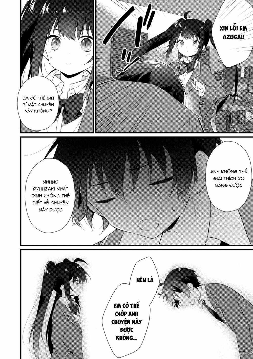 Shimotsuki-San Chỉ Thích Nhân Vật Nền Chapter 6.2 trang 9