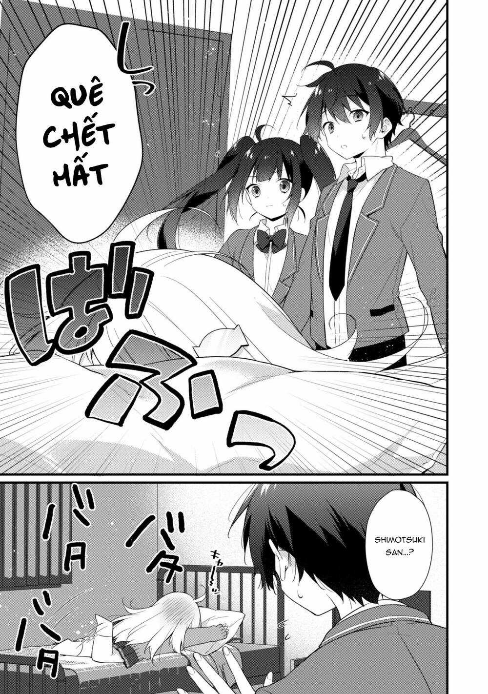 Shimotsuki-San Chỉ Thích Nhân Vật Nền Chapter 6 trang 10