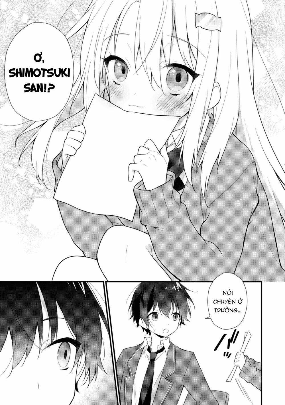 Shimotsuki-San Chỉ Thích Nhân Vật Nền Chapter 8 trang 4