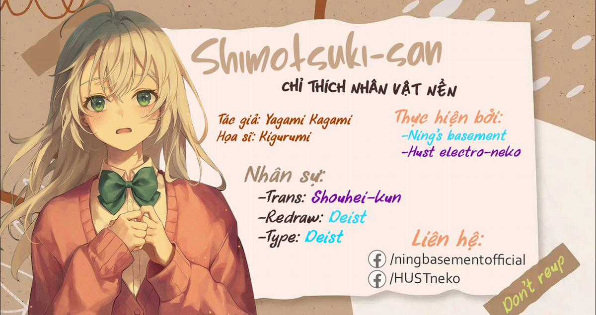 Shimotsuki wa Mob ga Suki Chapter 13.2 trang 15