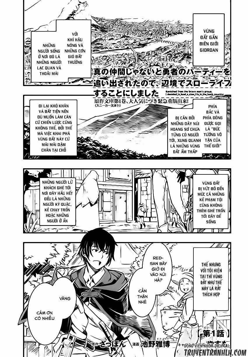 Shin No Nakama Janai To Yuusha No Party Wo Oidasareta No De, Henkyou De Slow Life Suru Koto Ni Shimashita Chapter 2 trang 3