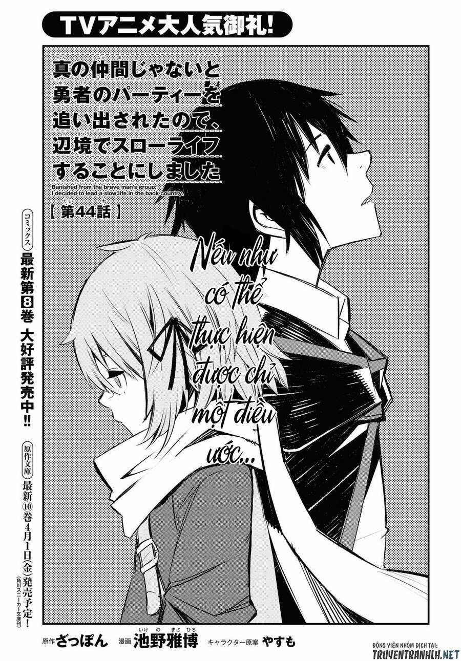 Shin No Nakama Janai To Yuusha No Party Wo Oidasareta No De, Henkyou De Slow Life Suru Koto Ni Shimashita Chapter 44 trang 3