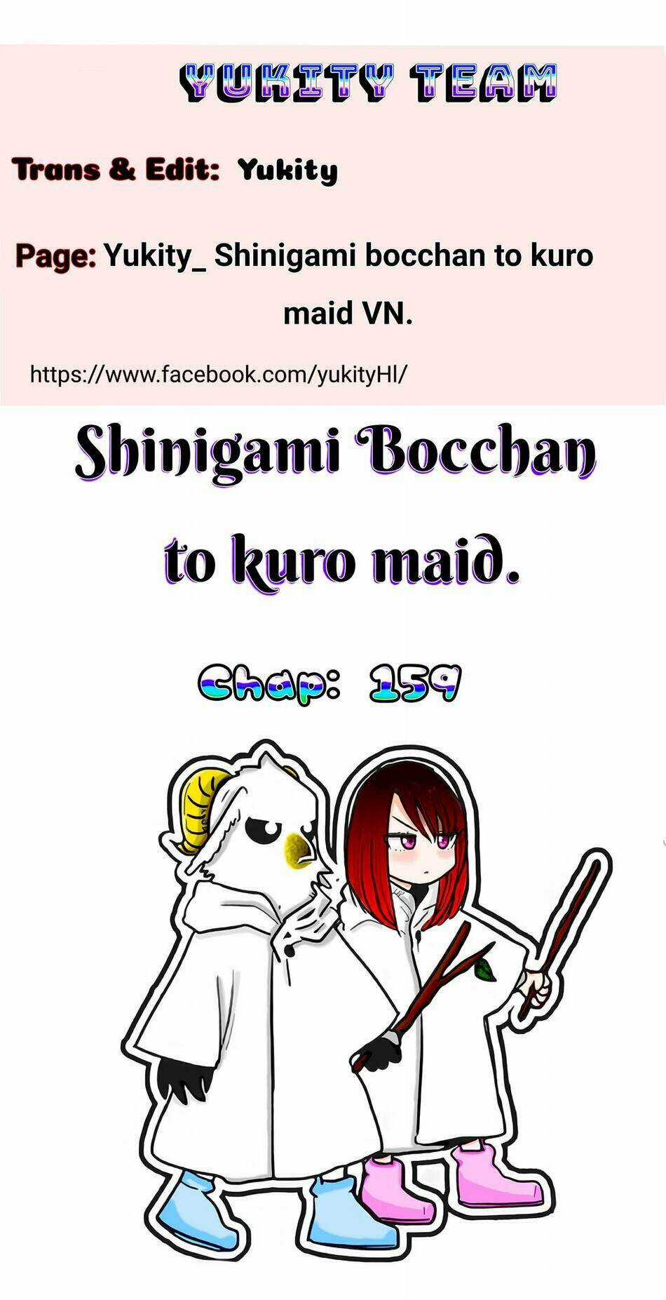 Shinigami Bocchan To Kuro Maid Chapter 159 trang 0