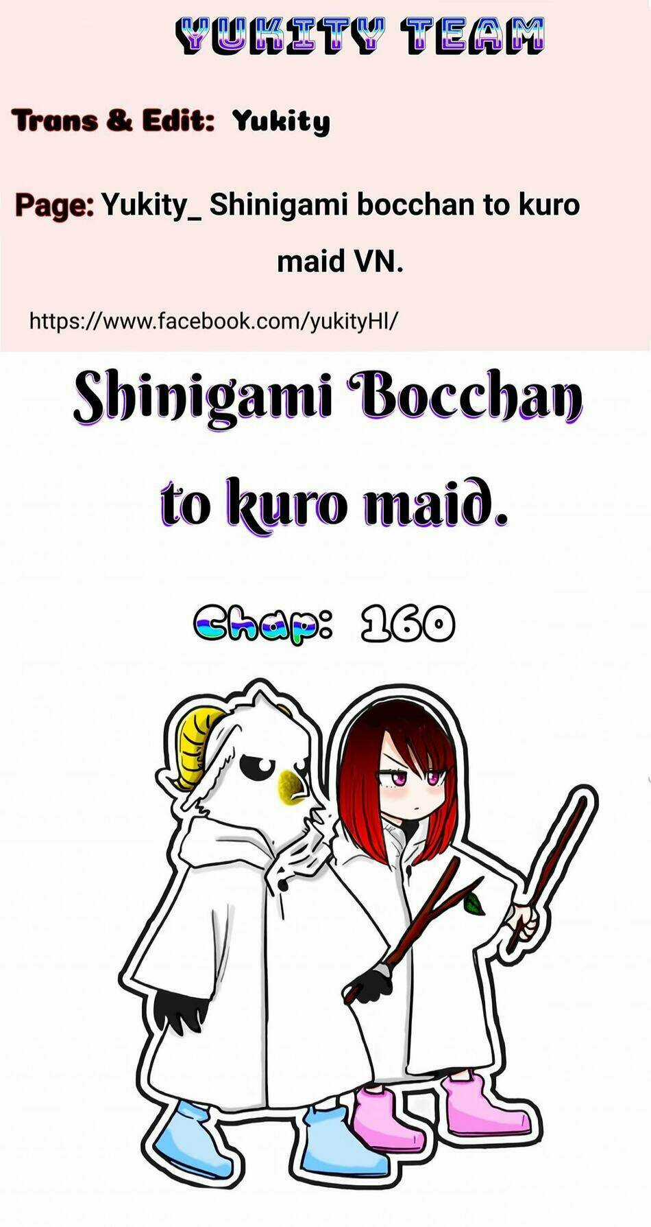 Shinigami Bocchan To Kuro Maid Chapter 160 trang 0