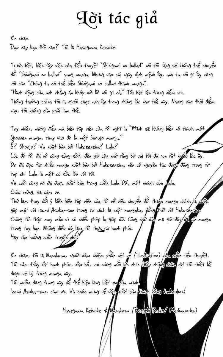 Shinigami no Ballad Chapter 3 trang 51