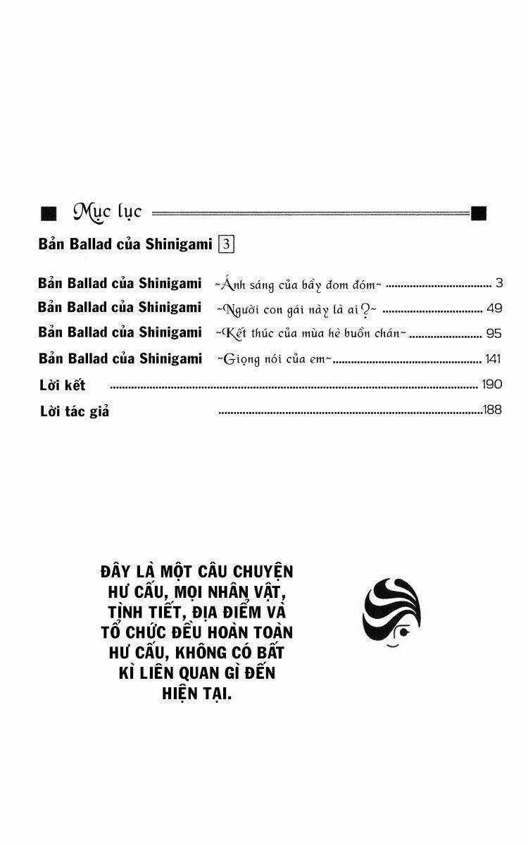Shinigami no Ballad Chapter 8 trang 3
