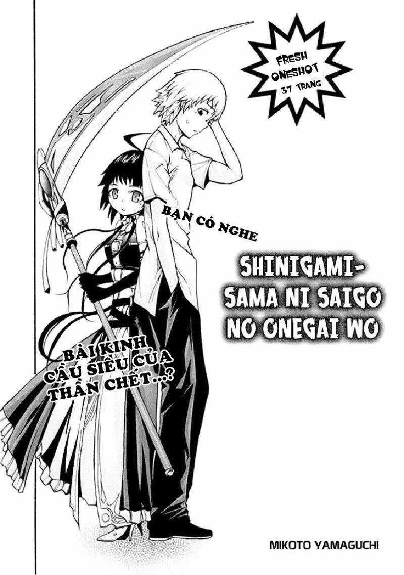 Shinigami-Sama Ni Saigo No Onegai Wo Chapter 1 trang 4