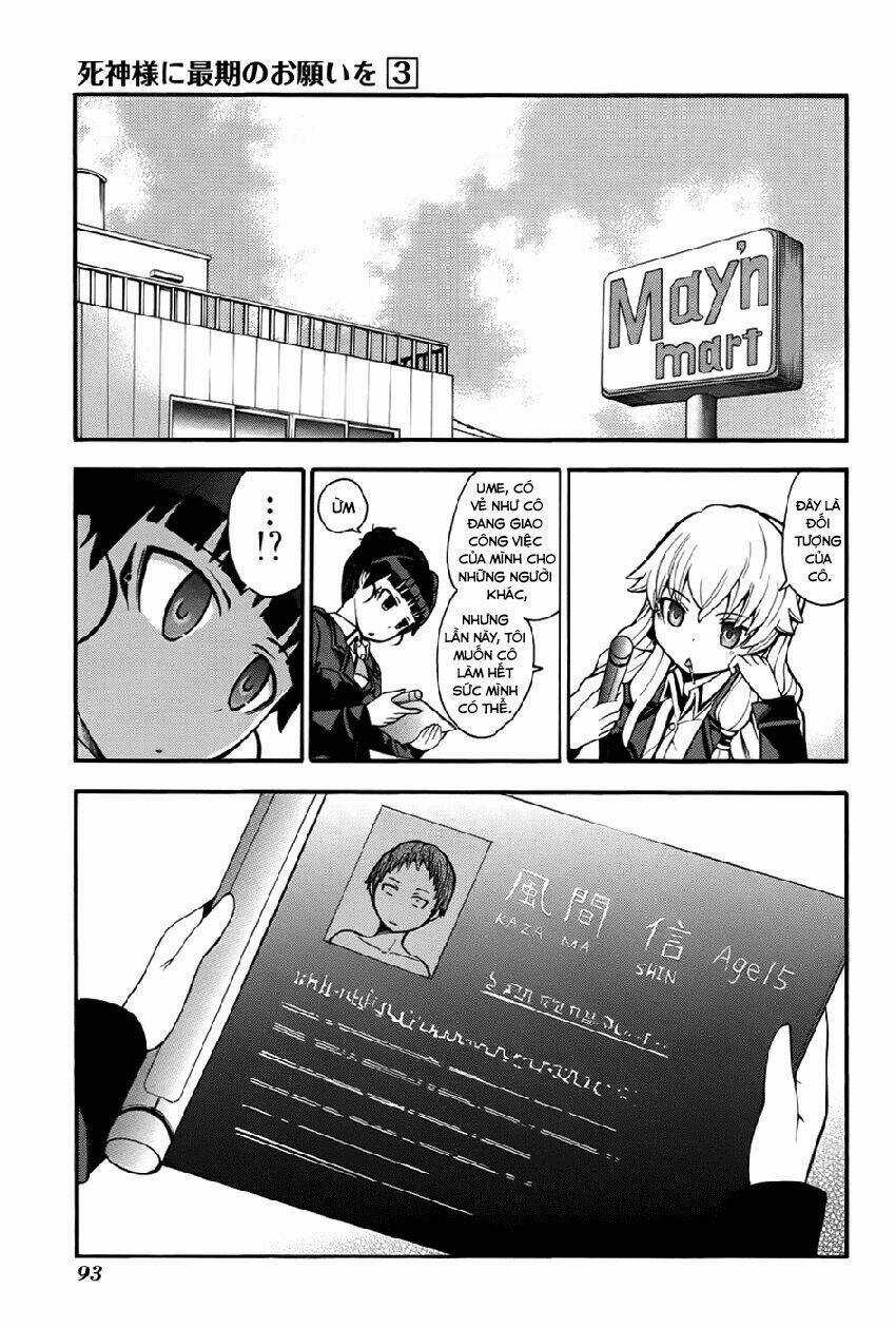 Shinigami-Sama Ni Saigo No Onegai Wo Chapter 12 trang 10