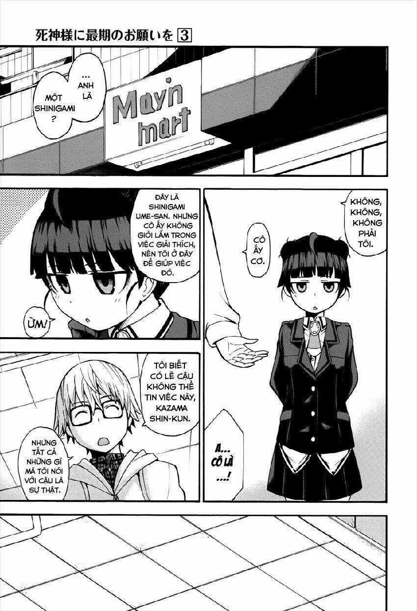 Shinigami-Sama Ni Saigo No Onegai Wo Chapter 12 trang 14