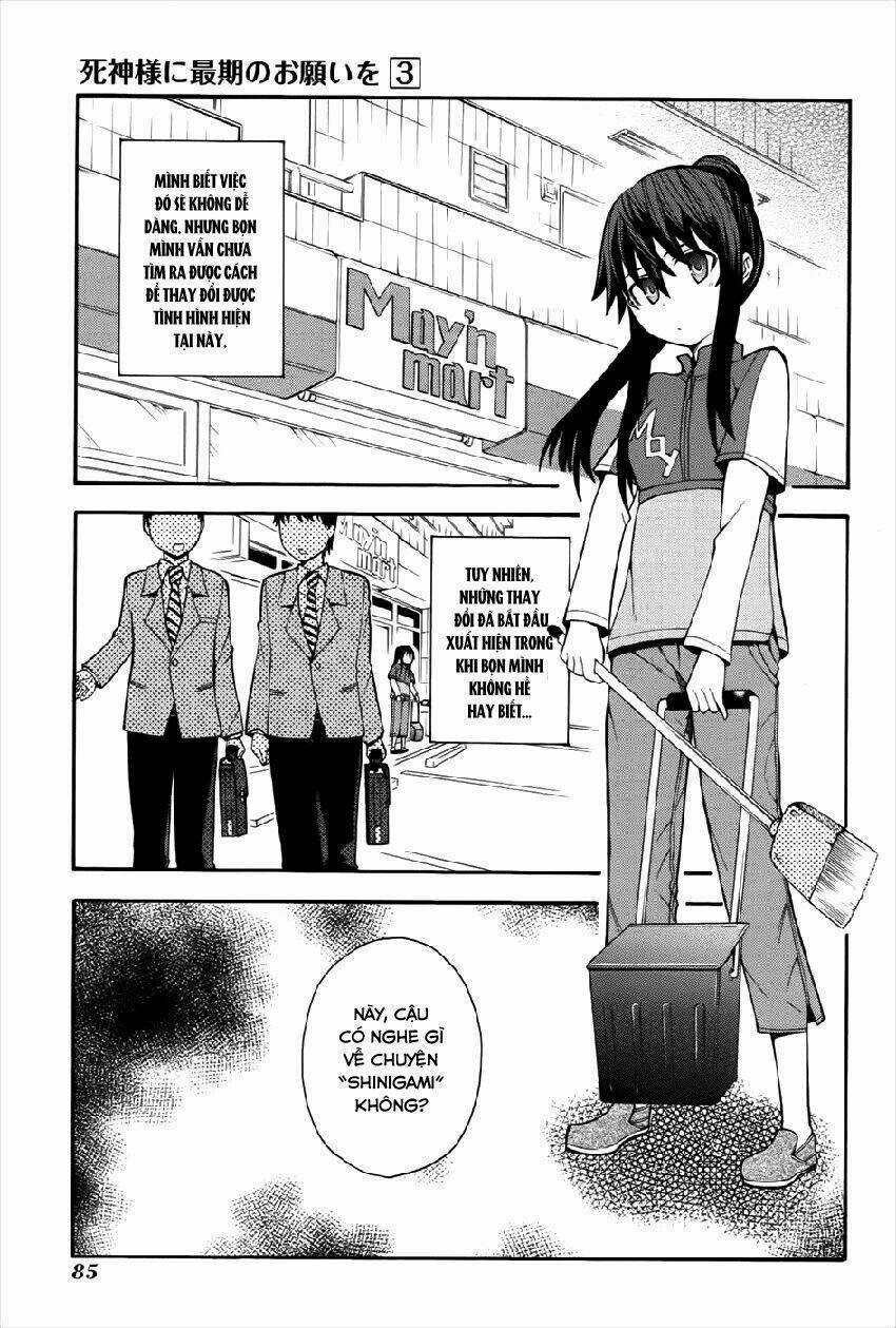Shinigami-Sama Ni Saigo No Onegai Wo Chapter 12 trang 2