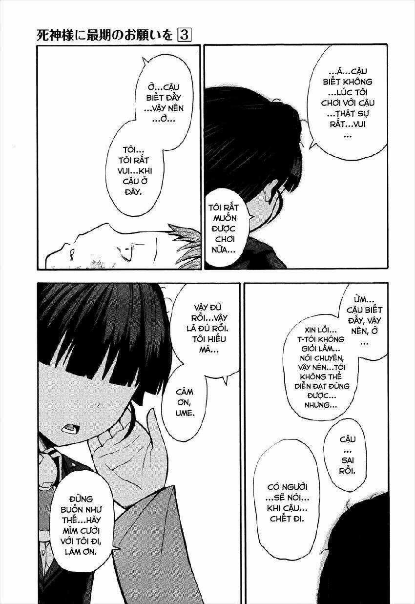 Shinigami-Sama Ni Saigo No Onegai Wo Chapter 12 trang 41