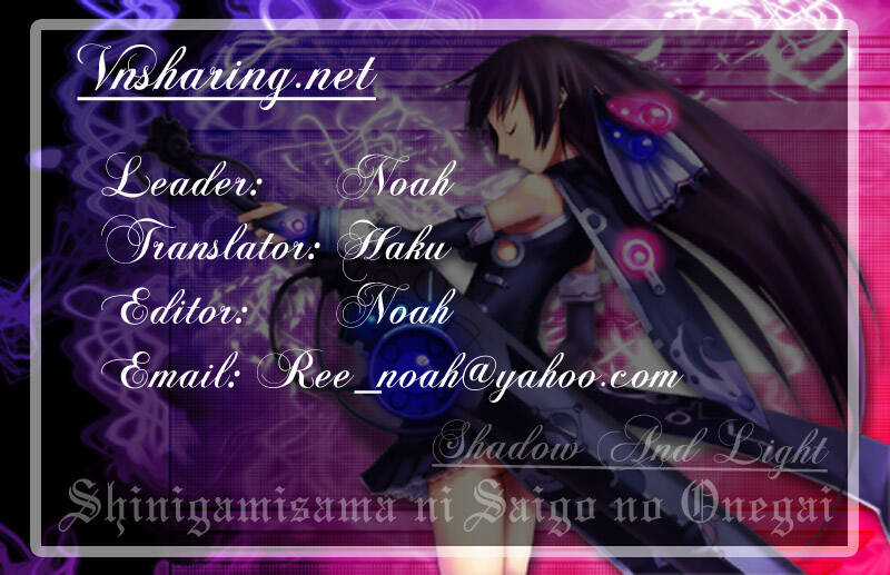 Shinigami-Sama Ni Saigo No Onegai Wo Chapter 14 trang 2