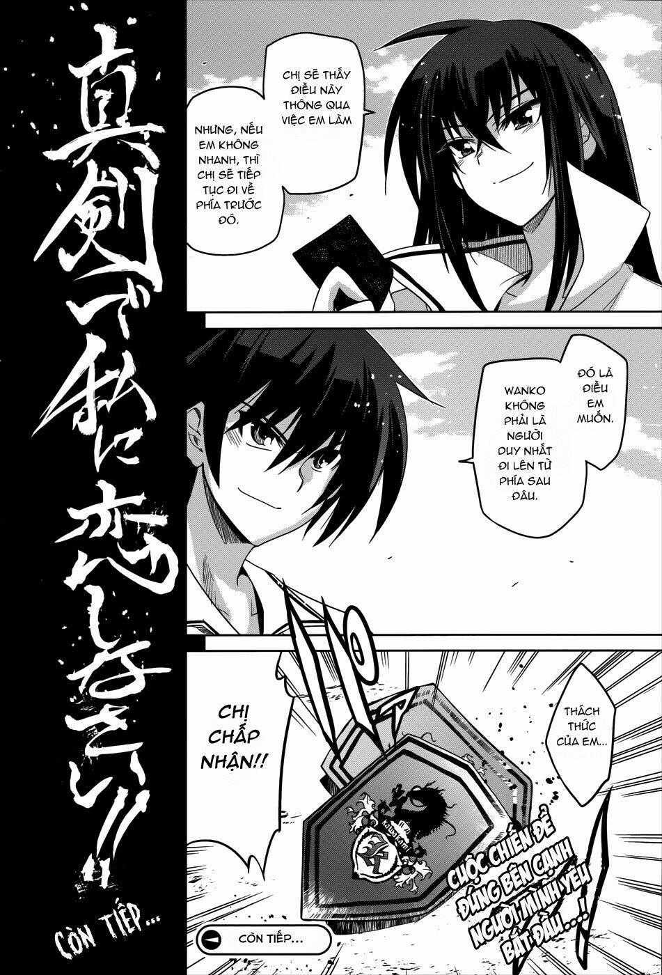 Shinken De Watashi Ni Koi Shinasai Chapter 21 trang 32