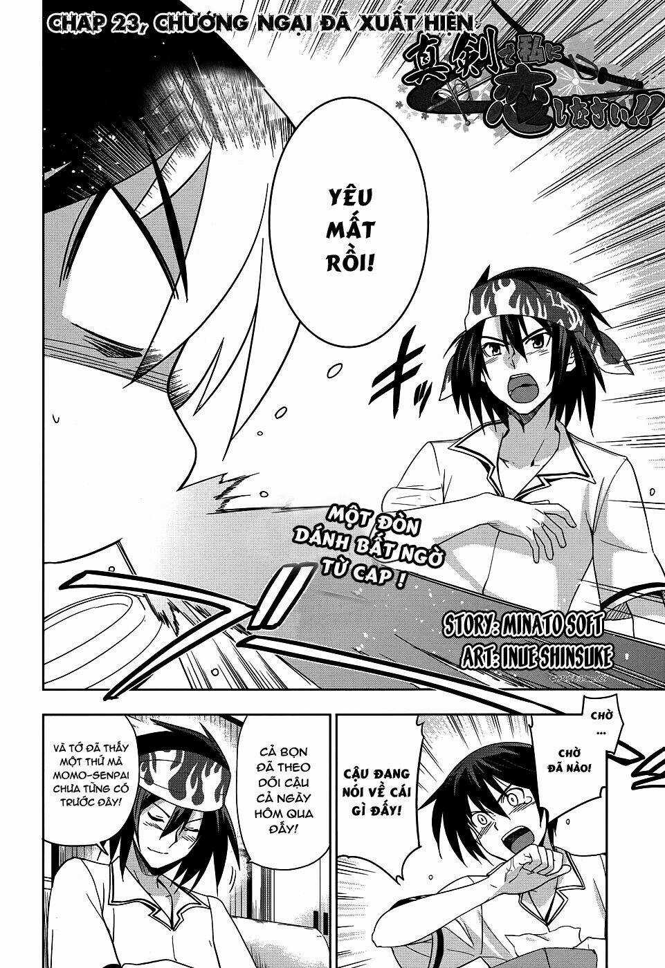 Shinken De Watashi Ni Koi Shinasai Chapter 23 trang 2