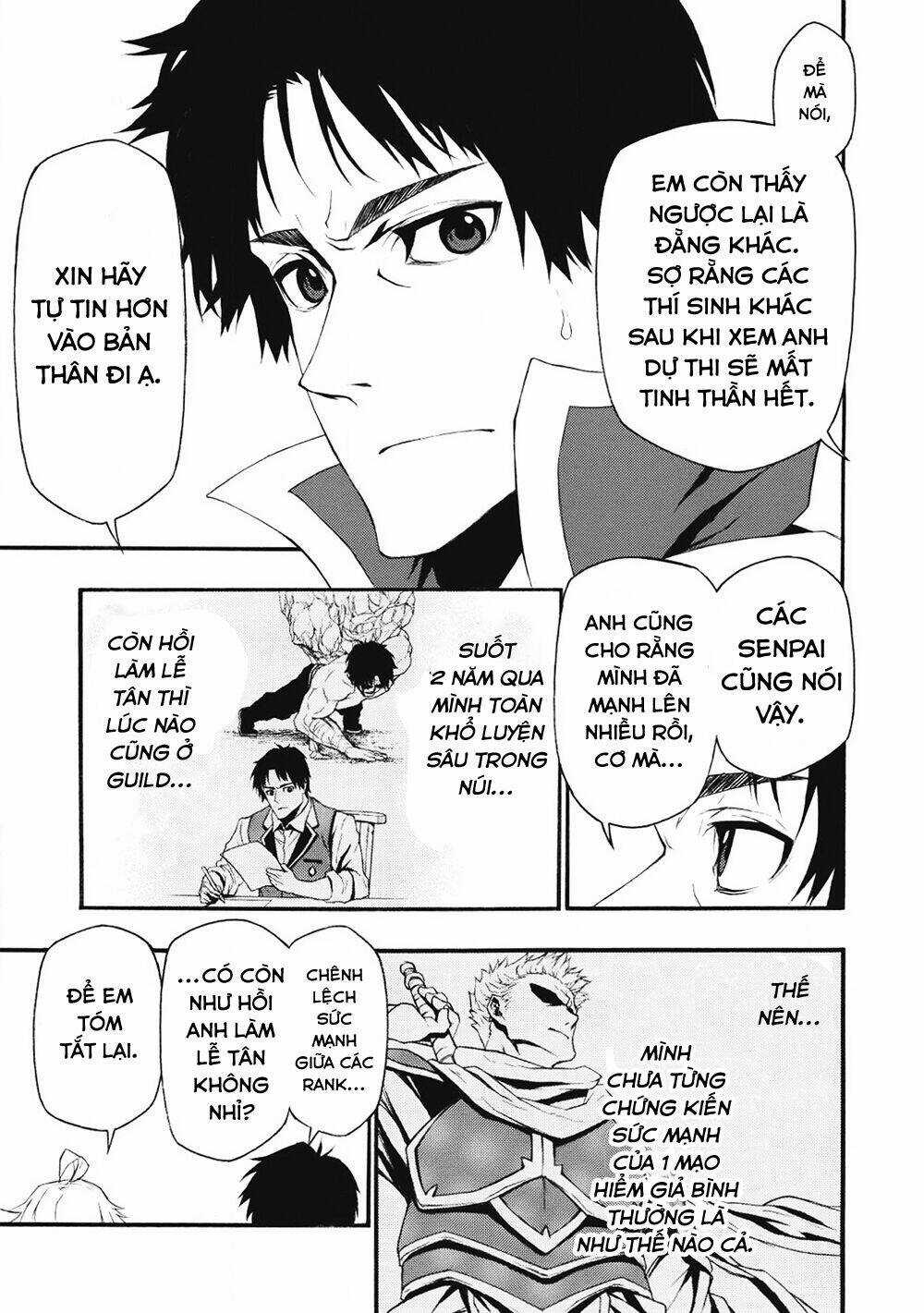 Shinmai Ossan Bouken-Sha, Saikyou Paati Ni Shinu Hodo Kitae Rarete Muteki Ni Naru Chapter 1 trang 14