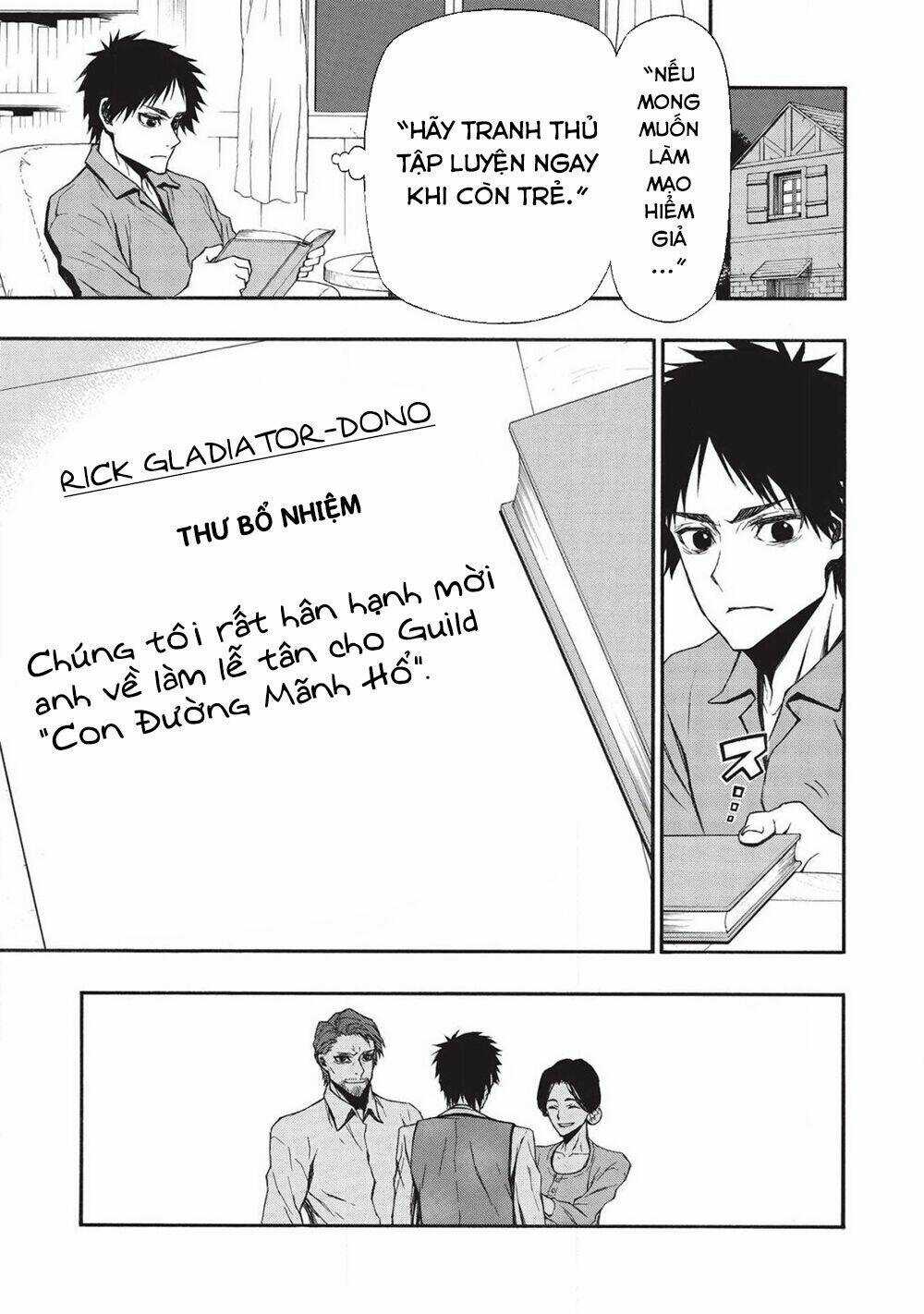 Shinmai Ossan Bouken-Sha, Saikyou Paati Ni Shinu Hodo Kitae Rarete Muteki Ni Naru Chapter 10 trang 17