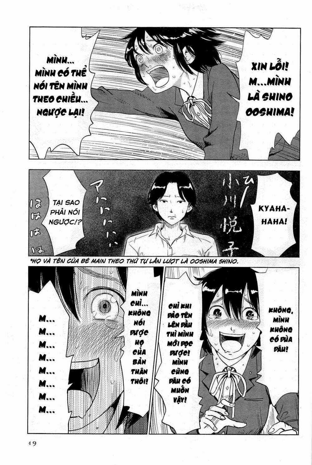 Shino-Chan Wa Jibun No Namae Ga Ienai Chapter 1 trang 23