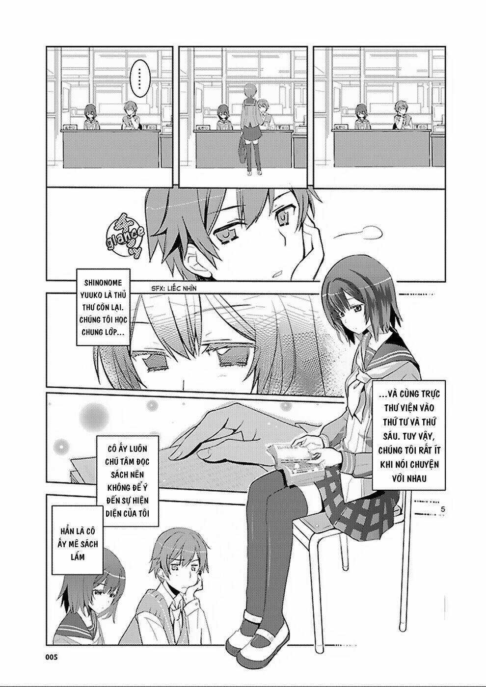 Shinonome Yuuko Wa Tanpen Shousetsu O Aishite Iru Chapter 0 trang 4