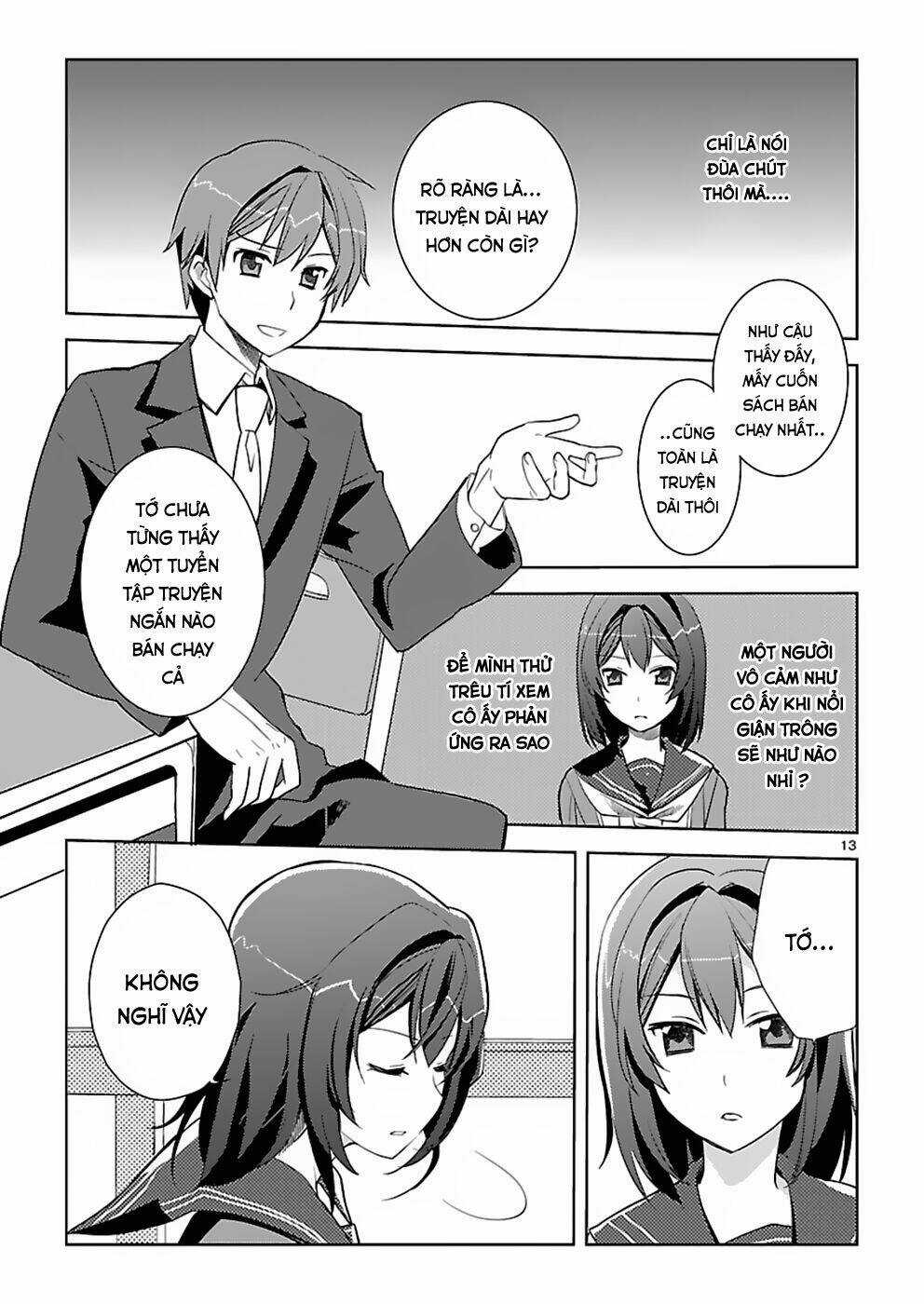 Shinonome Yuuko Wa Tanpen Shousetsu O Aishite Iru Chapter 1 trang 13