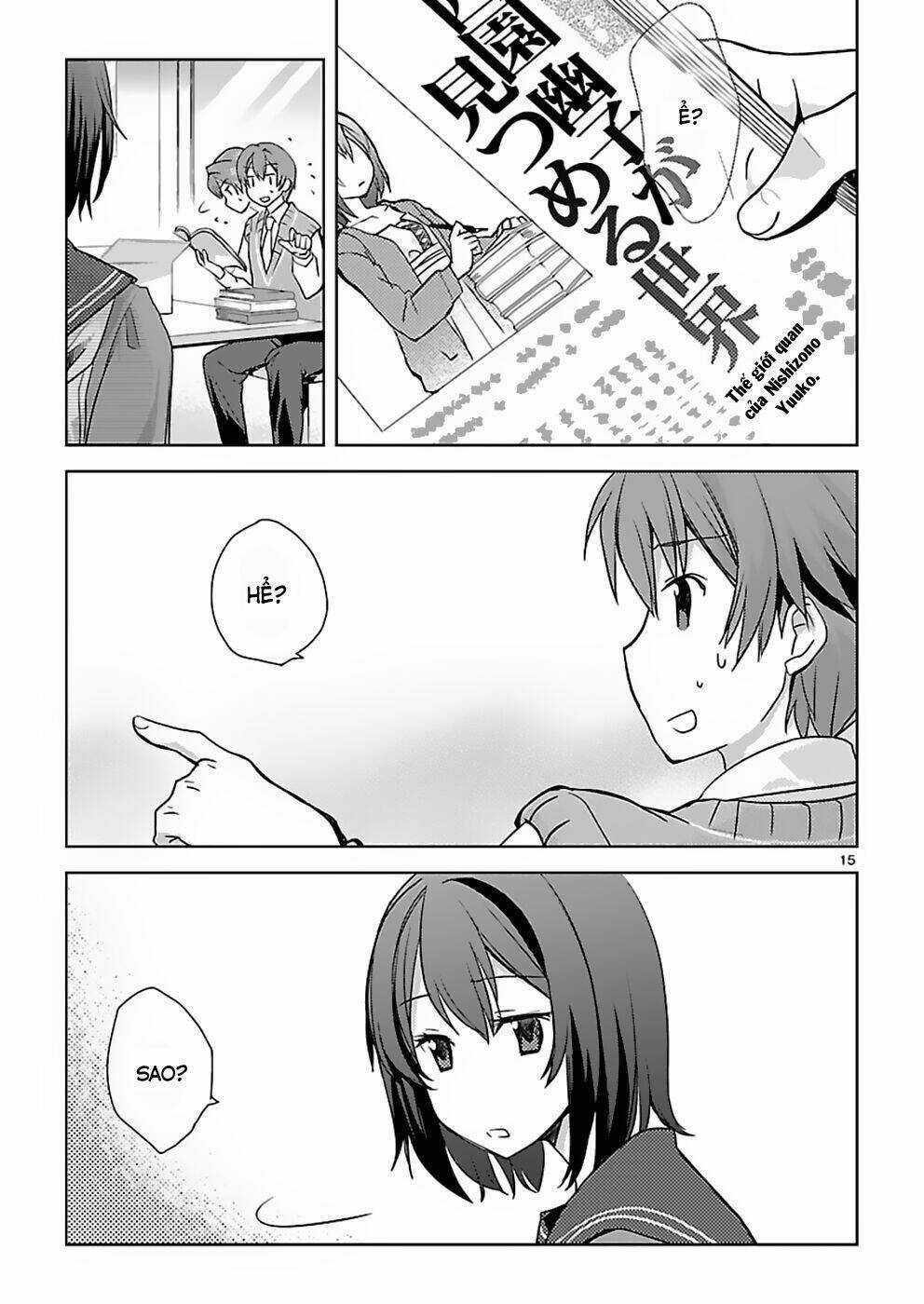 Shinonome Yuuko Wa Tanpen Shousetsu O Aishite Iru Chapter 2 trang 14