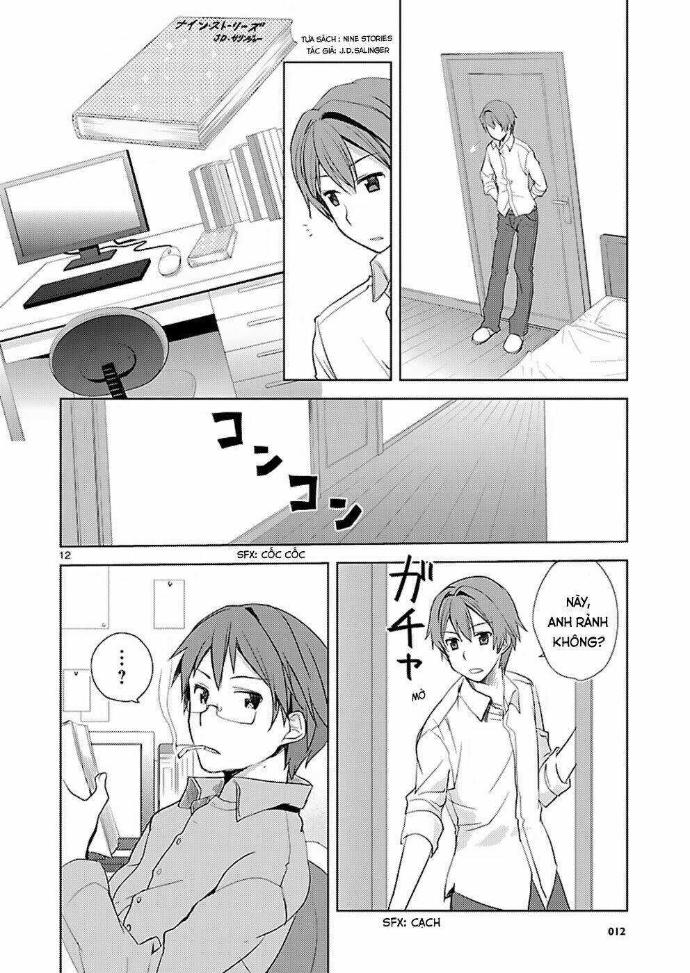 Shinonome Yuuko Wa Tanpen Shousetsu O Aishite Iru Chapter 3 trang 11