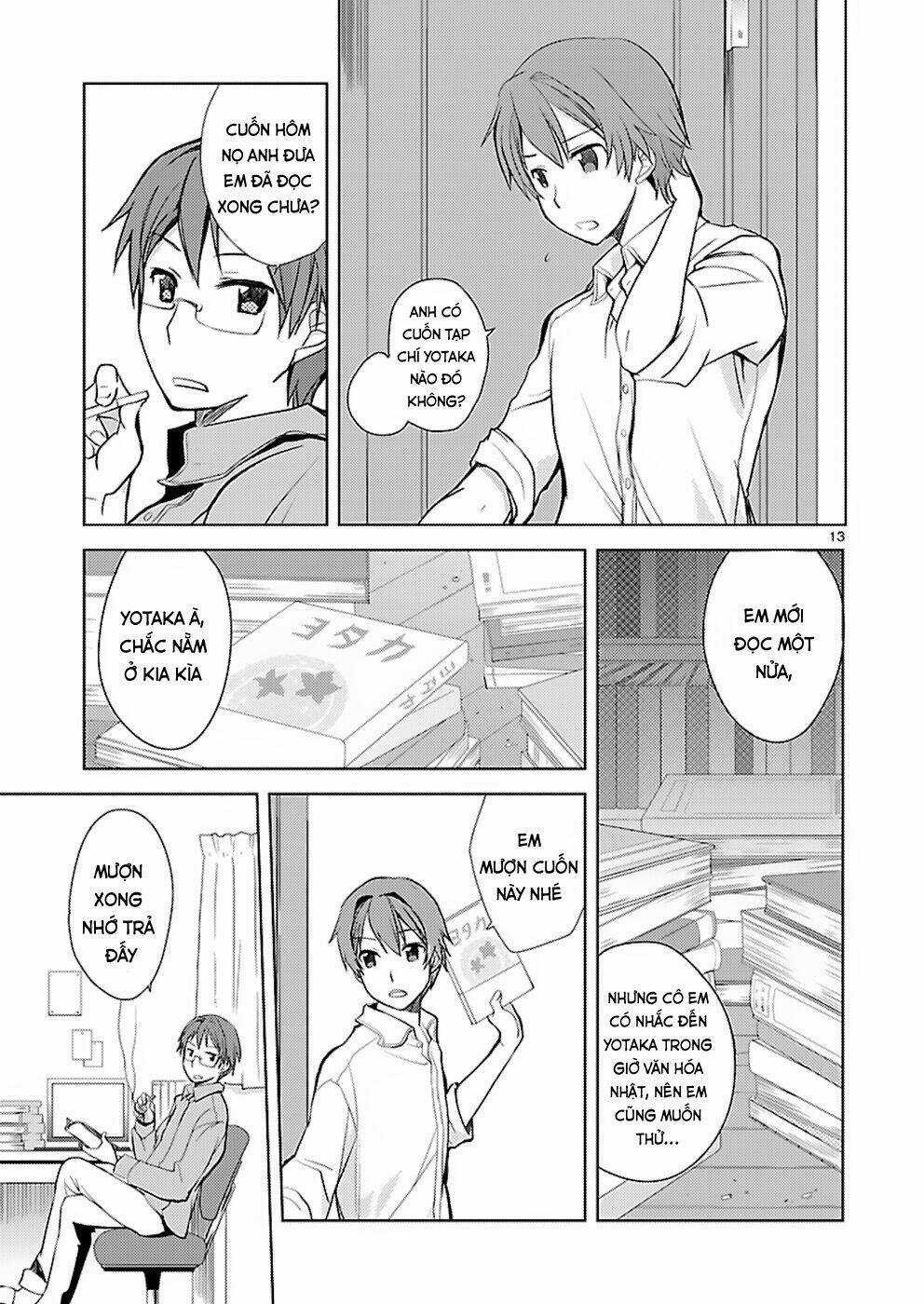 Shinonome Yuuko Wa Tanpen Shousetsu O Aishite Iru Chapter 3 trang 12