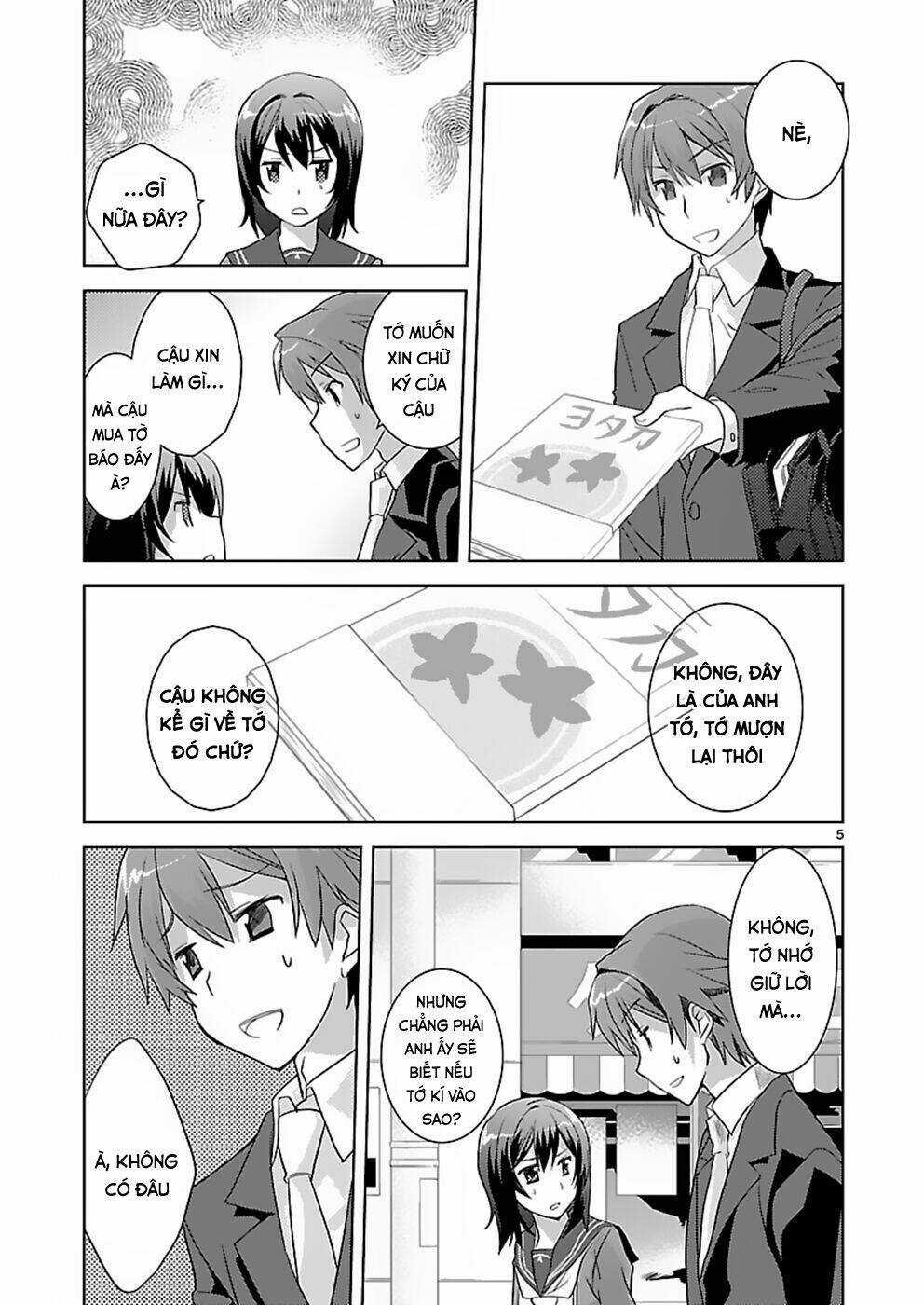 Shinonome Yuuko Wa Tanpen Shousetsu O Aishite Iru Chapter 4 trang 4