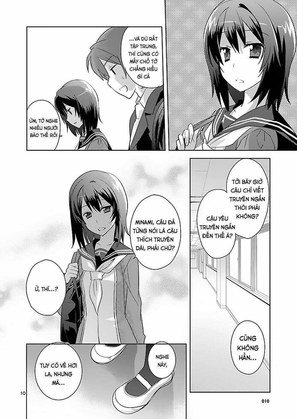 Shinonome Yuuko Wa Tanpen Shousetsu O Aishite Iru Chapter 4 trang 9