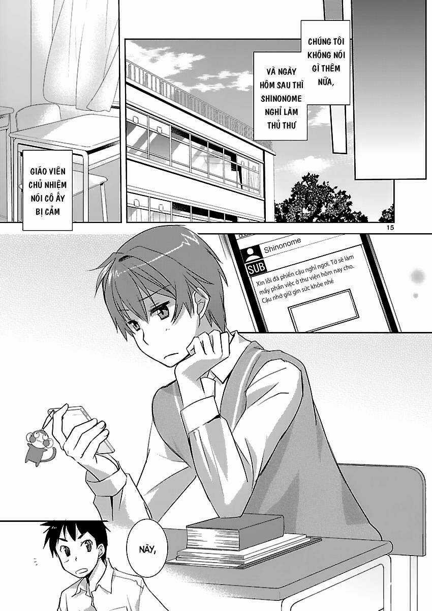 Shinonome Yuuko Wa Tanpen Shousetsu O Aishite Iru Chapter 7 trang 14