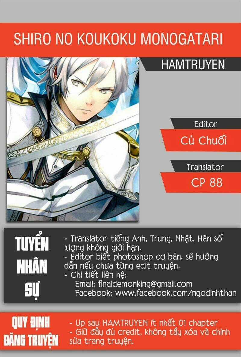 Shiro No Koukoku Monogatari Chapter 34 trang 0