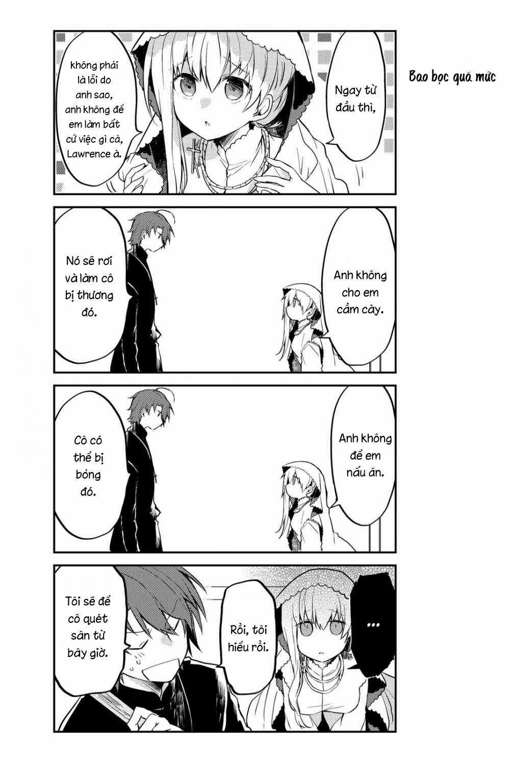 Shiro Seijo to Kuro Bokushi Chapter 1 trang 10