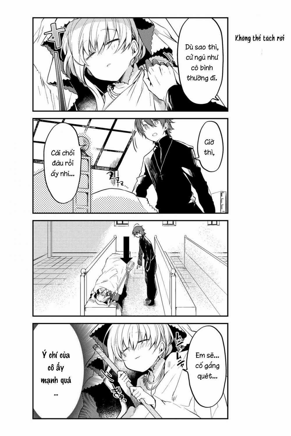 Shiro Seijo to Kuro Bokushi Chapter 1 trang 13