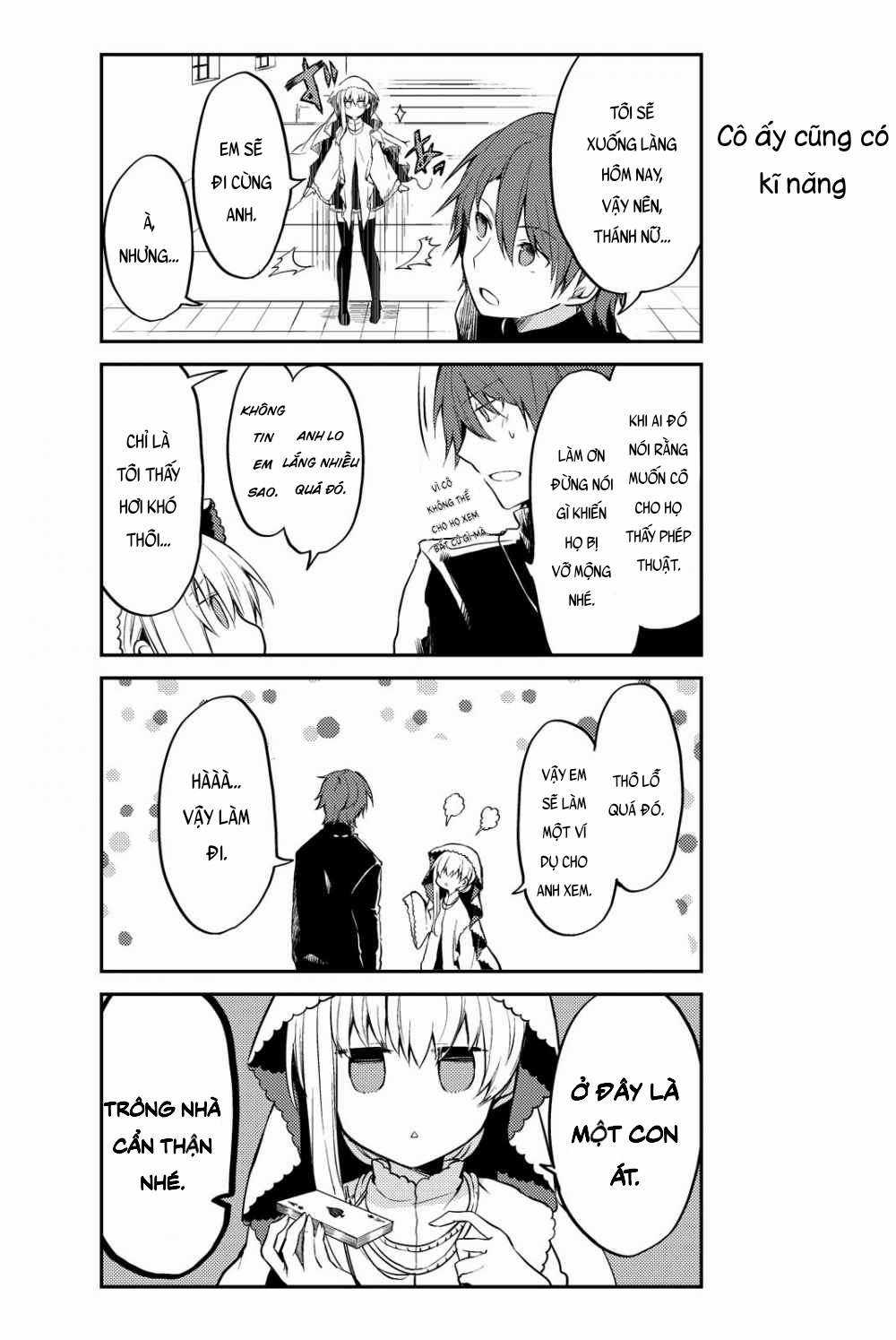 Shiro Seijo to Kuro Bokushi Chapter 1 trang 15