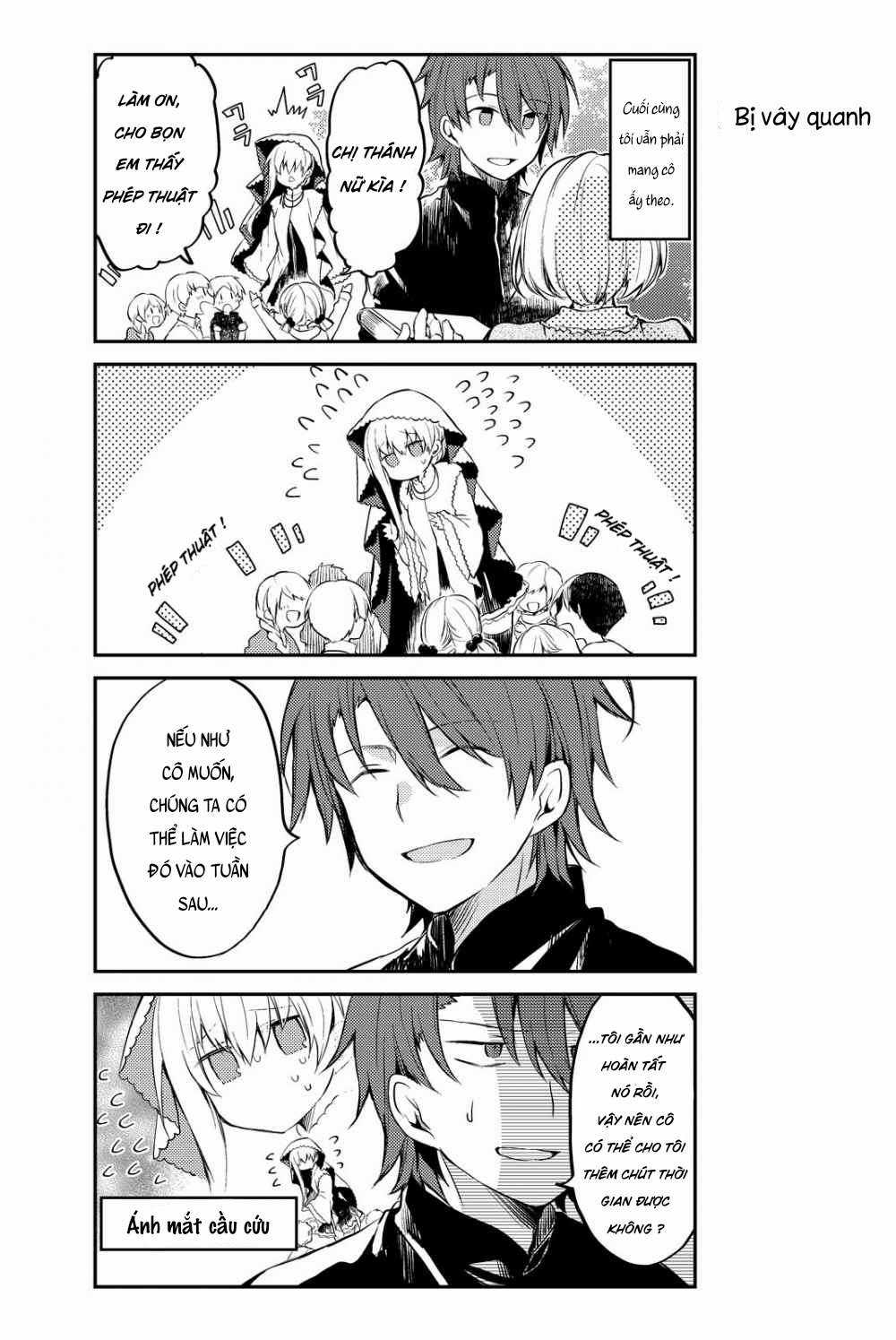 Shiro Seijo to Kuro Bokushi Chapter 1 trang 16