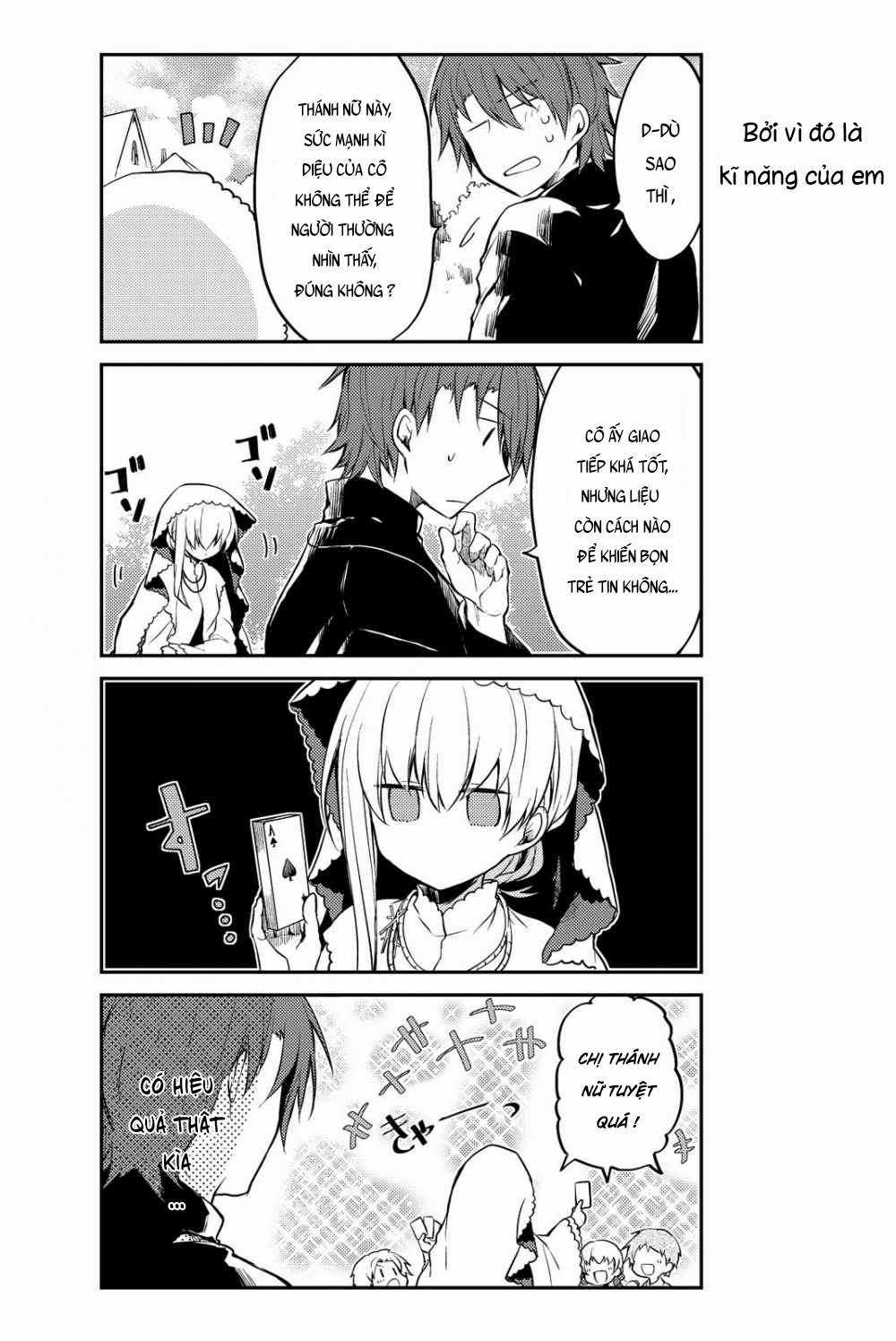 Shiro Seijo to Kuro Bokushi Chapter 1 trang 19